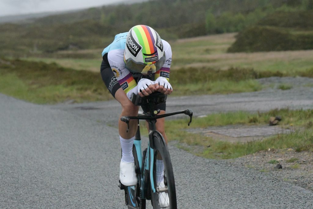Caroline Livesey rides the Orbea Ordu to a new NC500 World Record